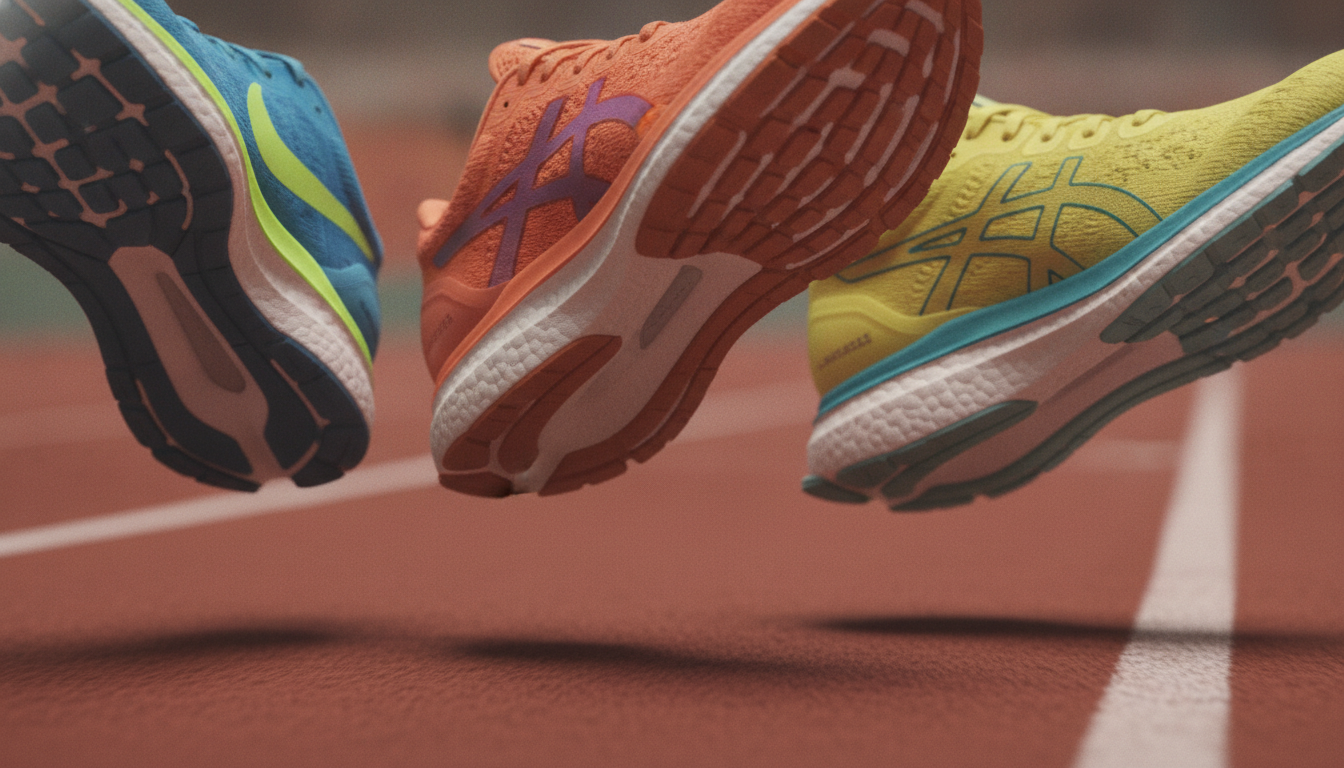 Baskets de running en promotion avant les soldes sur i-Run, avec des modèles Nike, Adidas et Asics
