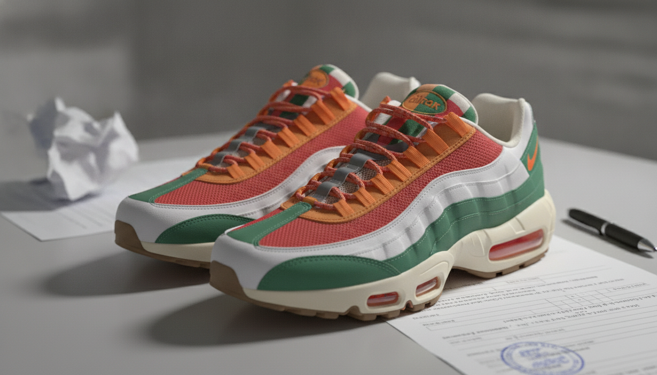 Alerte Rouge : La Nike Air Max 95 « Konbini Pack » Annulée suite à un Scandale Juridique !