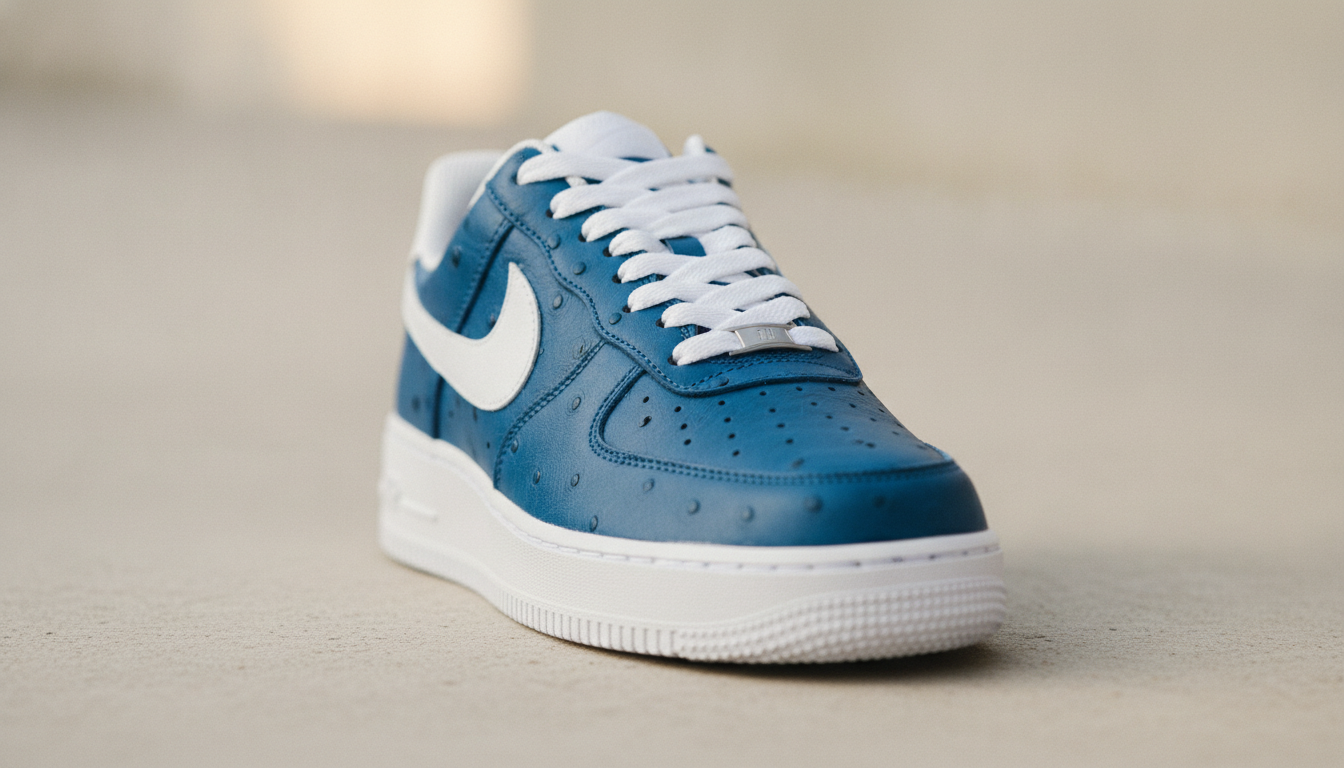 Alerte : La Travis Scott x Nike Air Force 1 Low “Blue Ostrich” débarque !