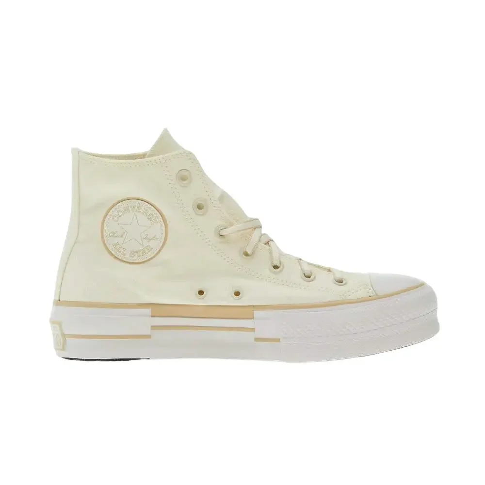 Converse Baskets à plateforme montantes femme Converse Chuck Taylor All Star Outline Sketch